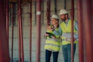 Facility professional inspecting building systems that support long-term commercial property performance.